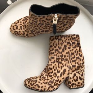 Sam Edelman leopard booties